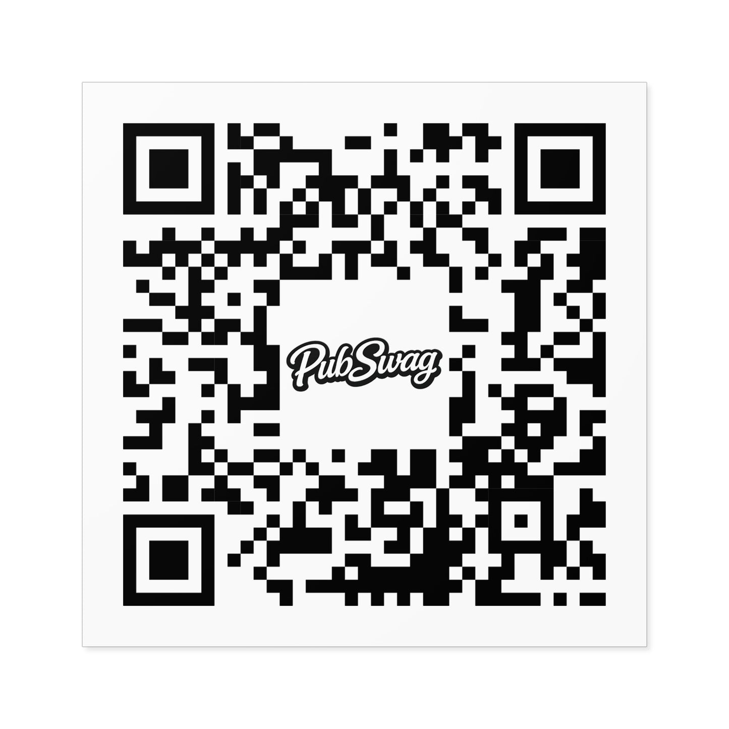 PubSwag | Indoor/Outdoor QR Code Stickers