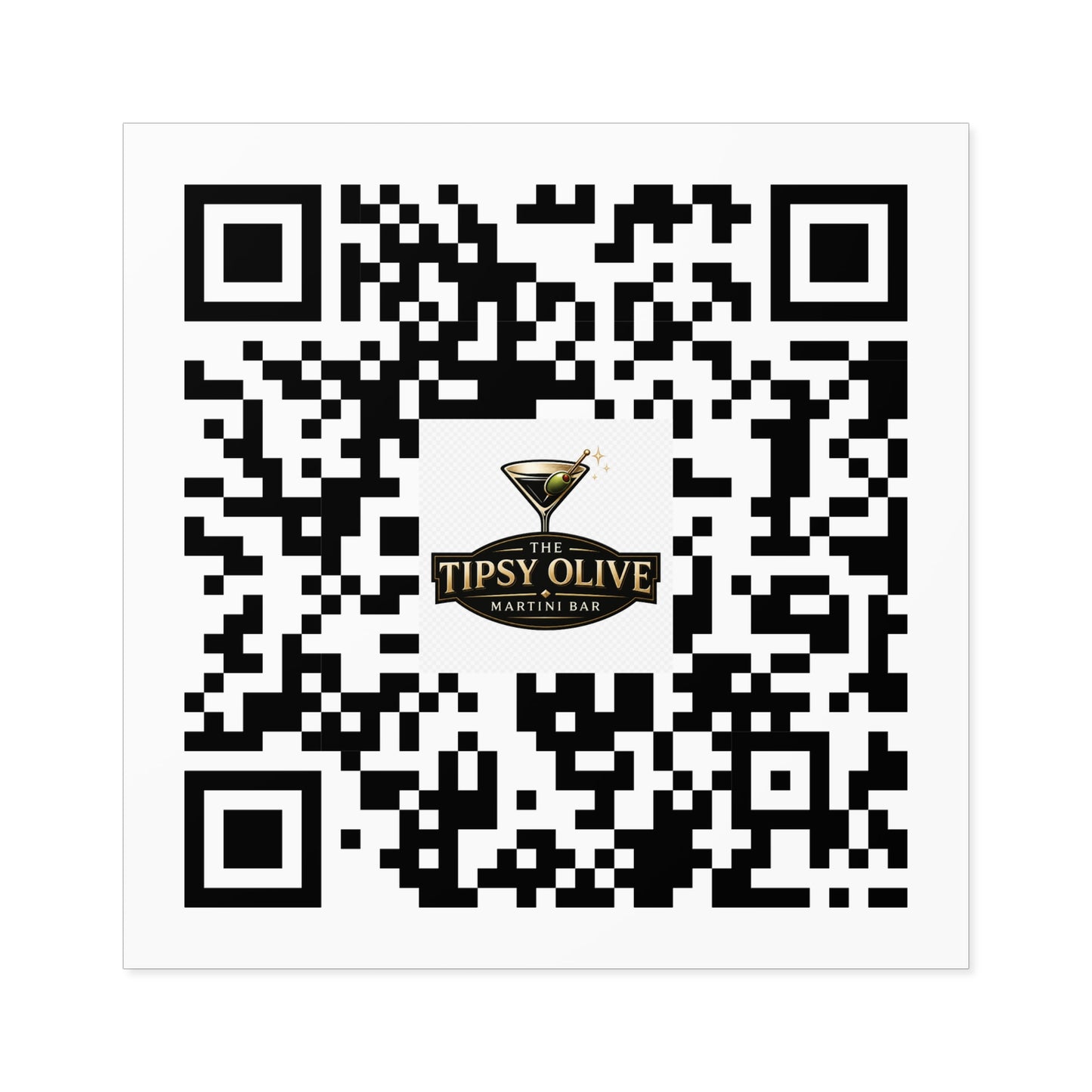The The Tipsy Olive | Seabrook, TX | Indoor/Outdoor QR Code Stickers