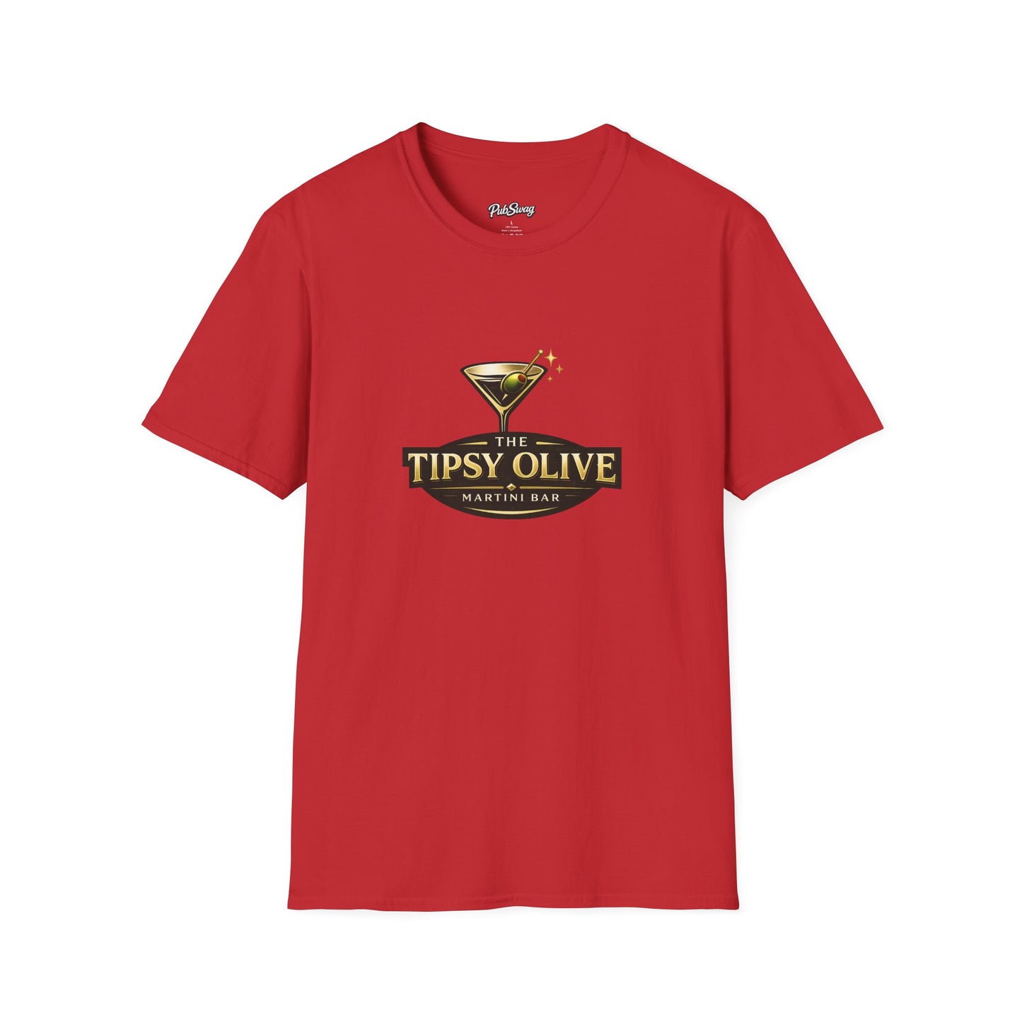 "The Tipsy Olive" Martini Bar Logo Tee