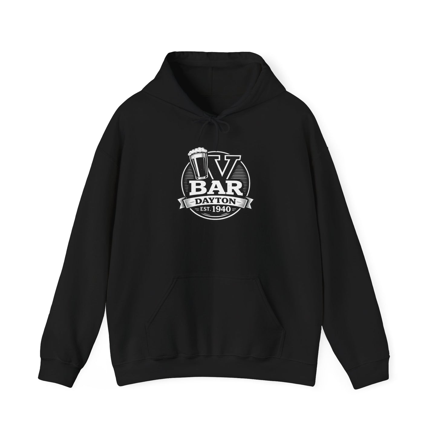 V Bar Dayton 1940 Vintage Logo Hoodie