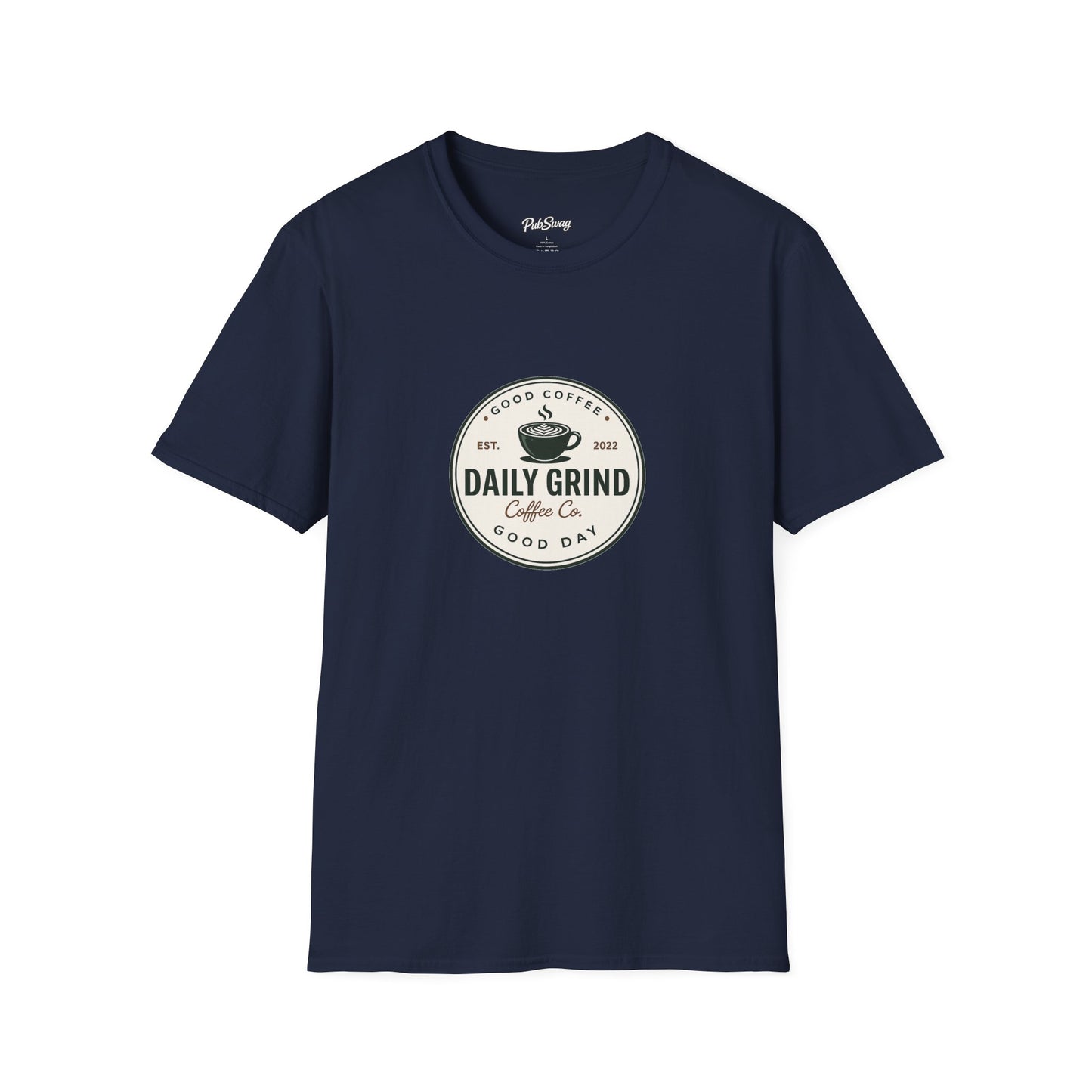 Daily Grind Coffee Co. T-Shirt – Vintage Logo Coffee Tee