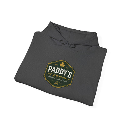 Paddy's Pub Logo Hoodie – Irish Pub St. Patrick’s Day Sweatshirt