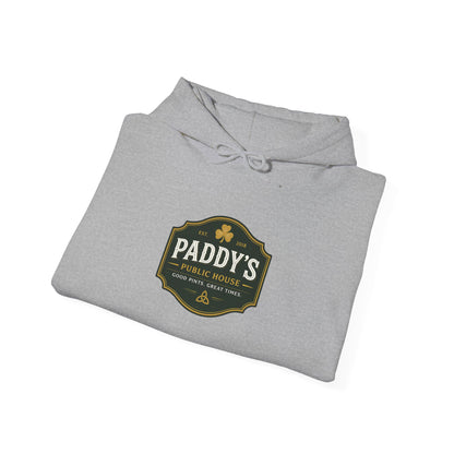 Paddy's Pub Logo Hoodie – Irish Pub St. Patrick’s Day Sweatshirt