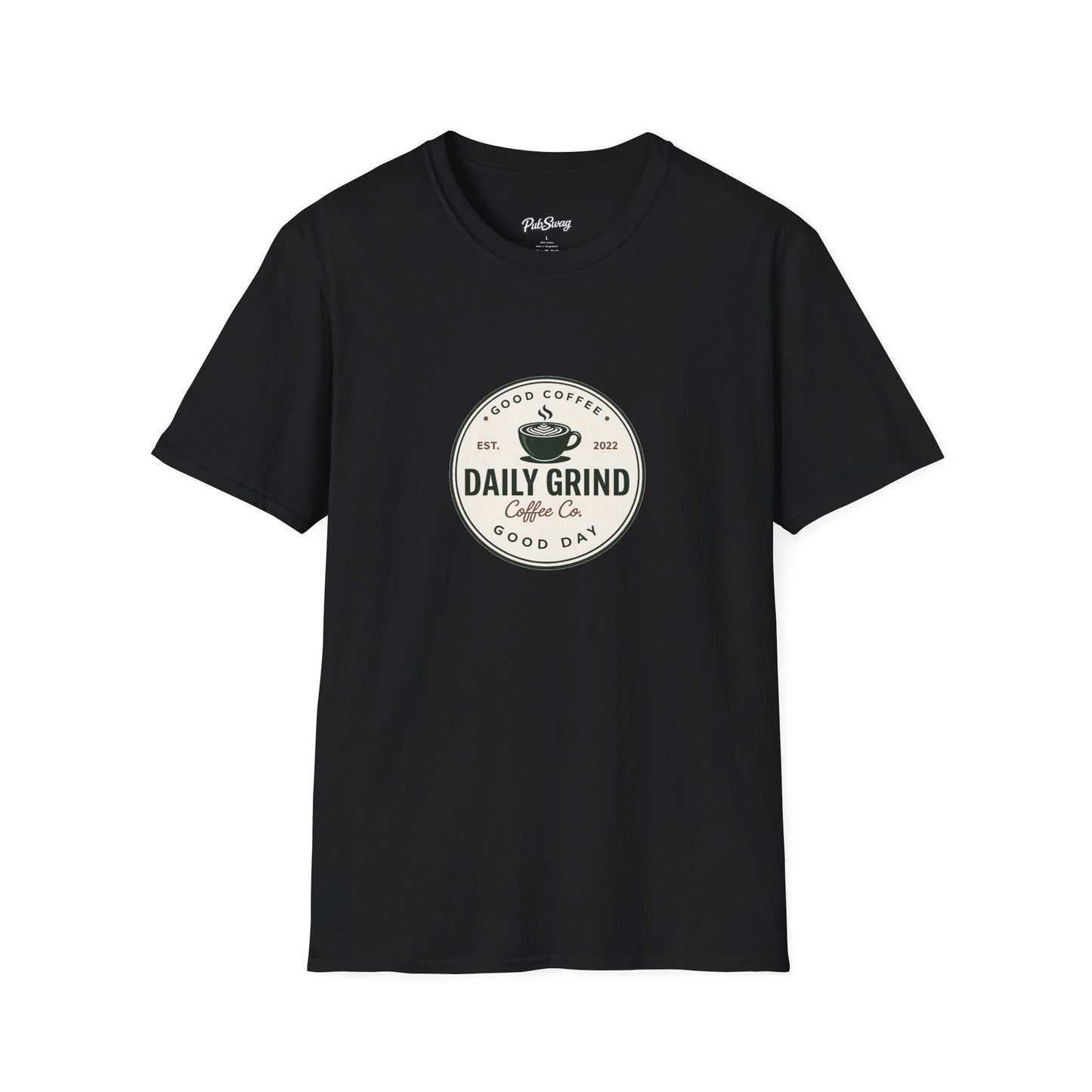 Daily Grind Coffee Co. T-Shirt – Vintage Logo Coffee Tee