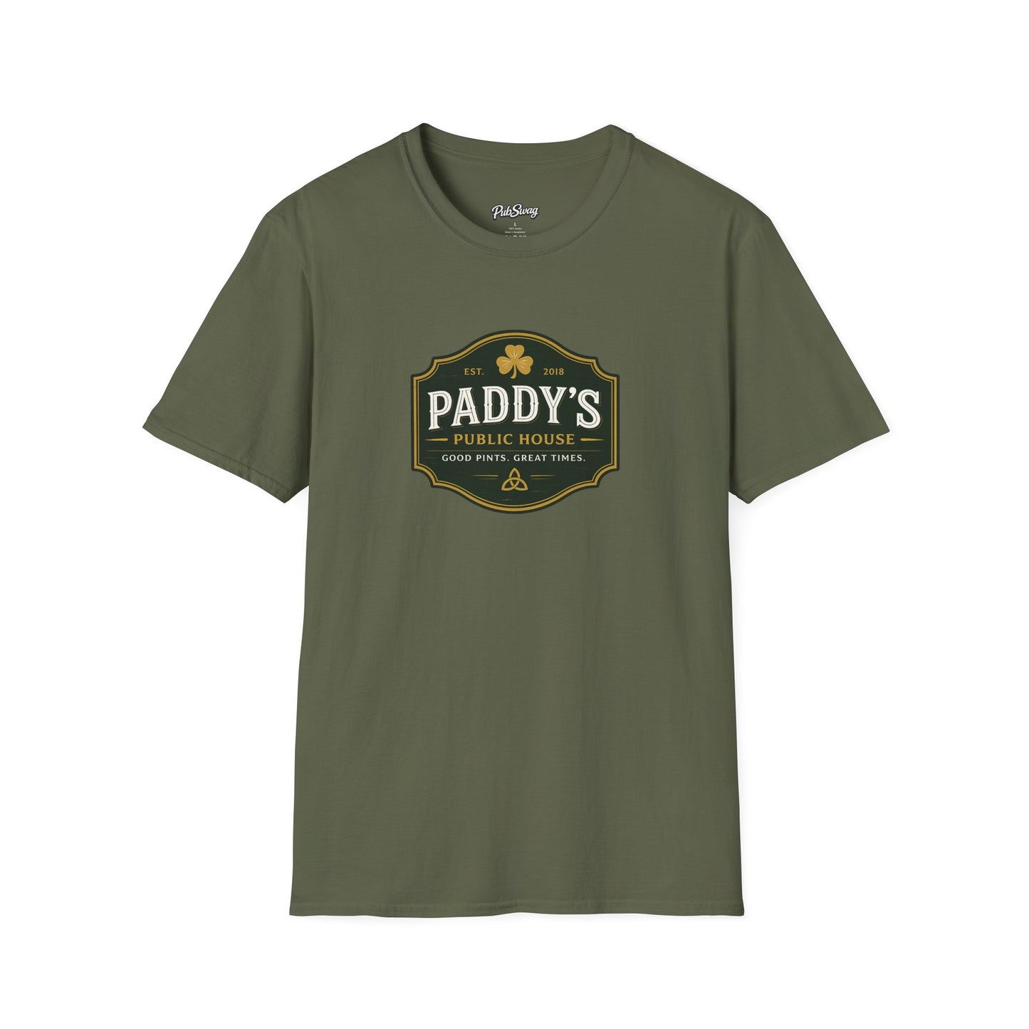 Paddy’s Public House Logo T-Shirt — St. Patrick’s Day Pub Tee