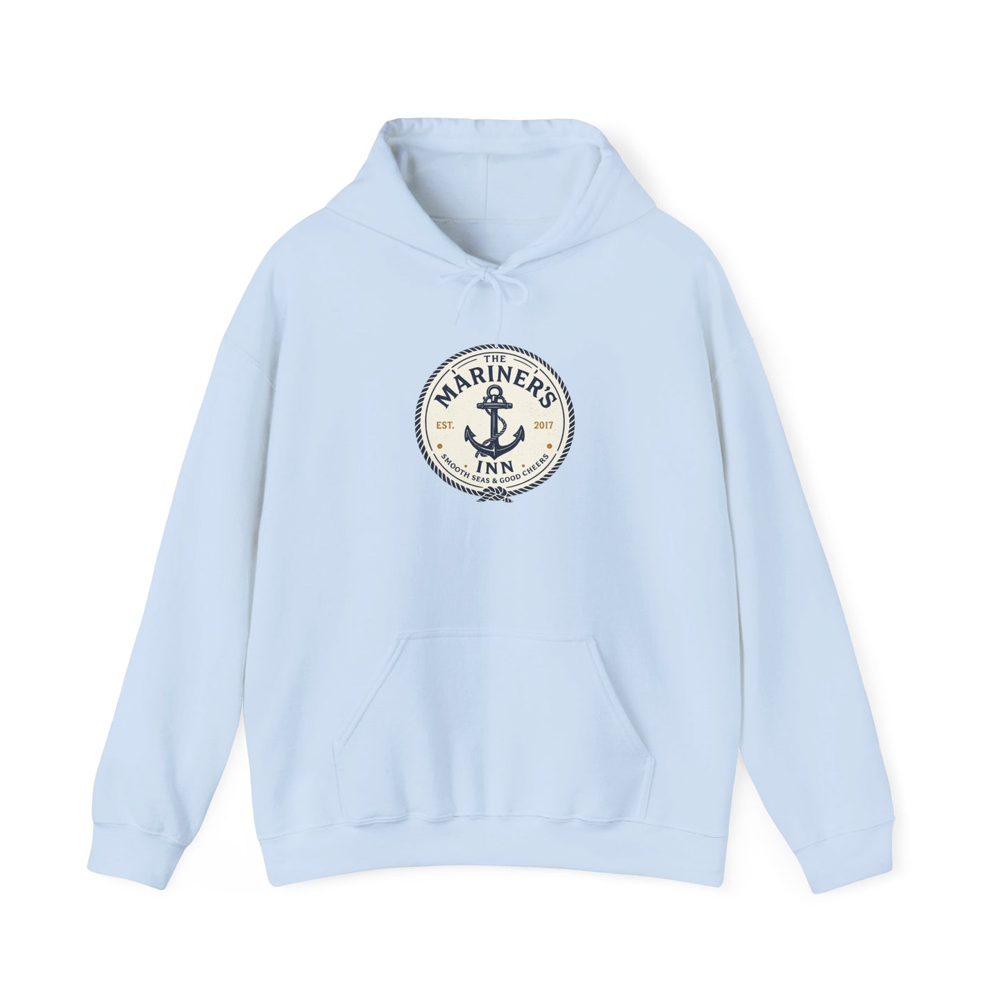 Mariner’s Inn Anchor Hoodie – Nautical Vintage Logo Sweatshirt