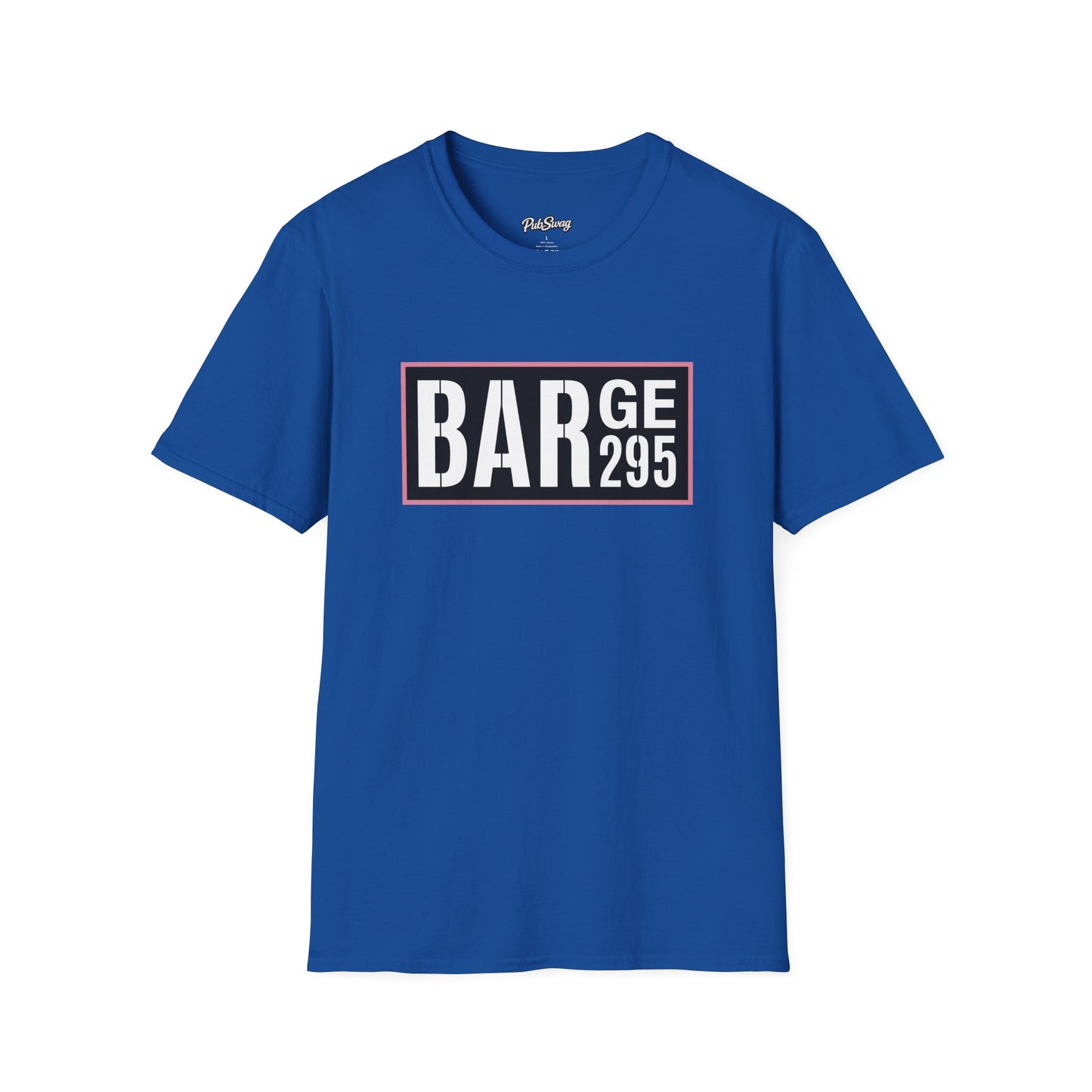 Barge 295 T-Shirt — Bold Industrial Logo Tee