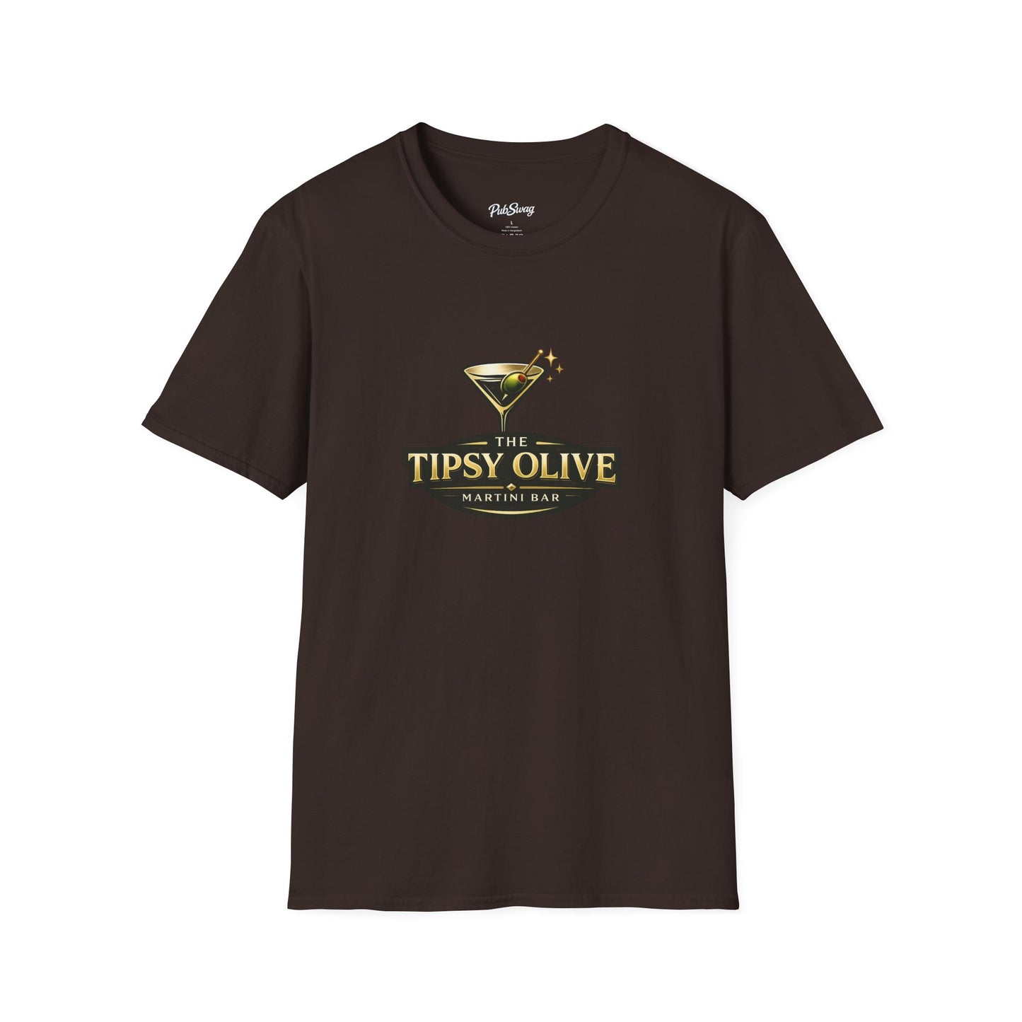 "The Tipsy Olive" Martini Bar Logo Tee