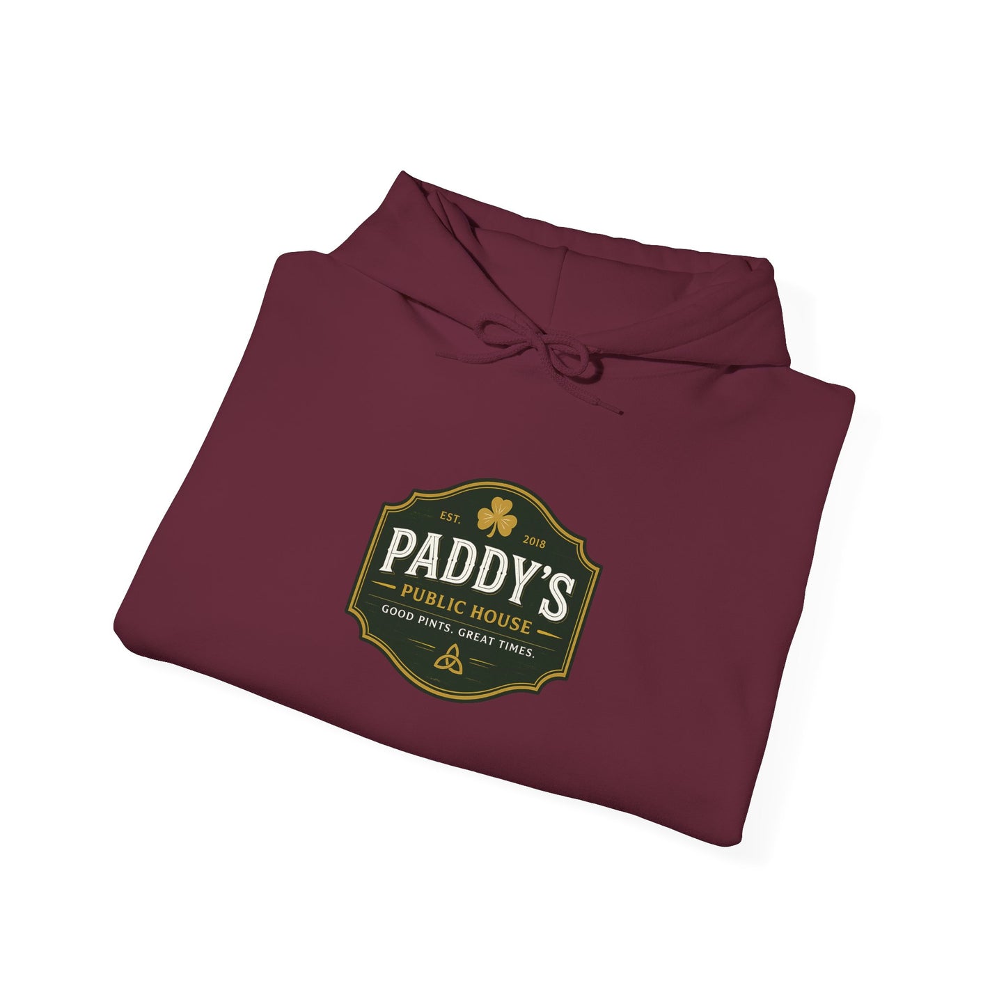Paddy's Pub Logo Hoodie – Irish Pub St. Patrick’s Day Sweatshirt