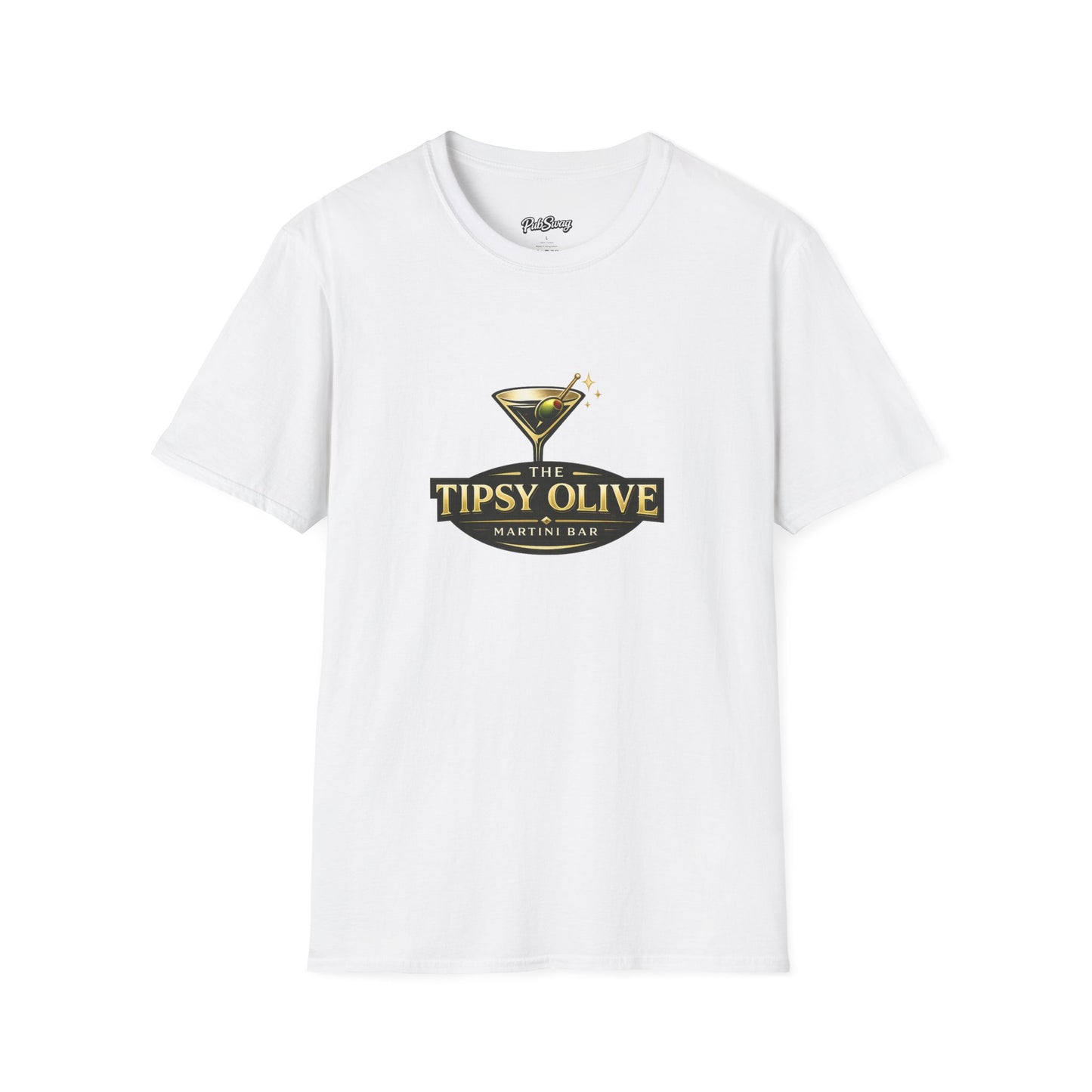 "The Tipsy Olive" Martini Bar Logo Tee
