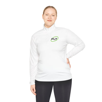 PLT | Quarter-Zip White Pullover