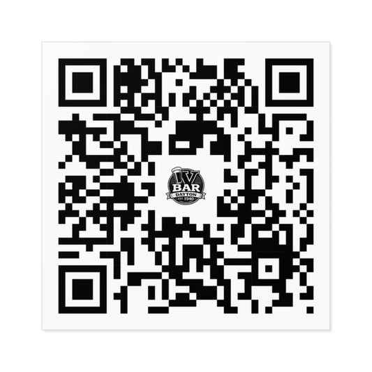 V Bar | Dayton, OH | Indoor/Outdoor QR Code Stickers