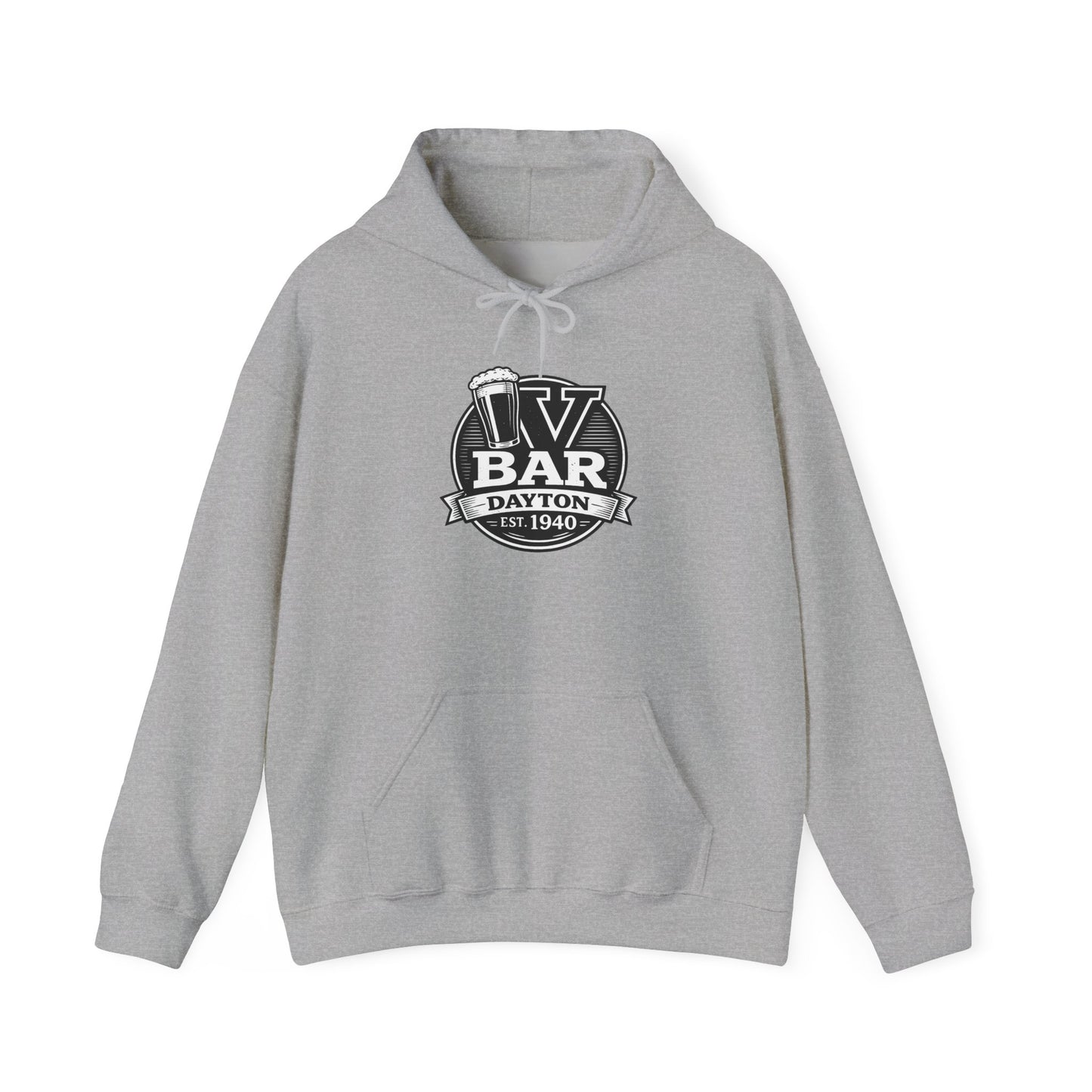 V Bar Dayton 1940 Vintage Logo Hoodie