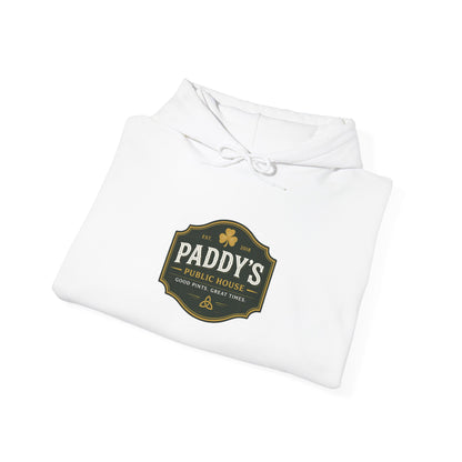 Paddy's Pub Logo Hoodie – Irish Pub St. Patrick’s Day Sweatshirt