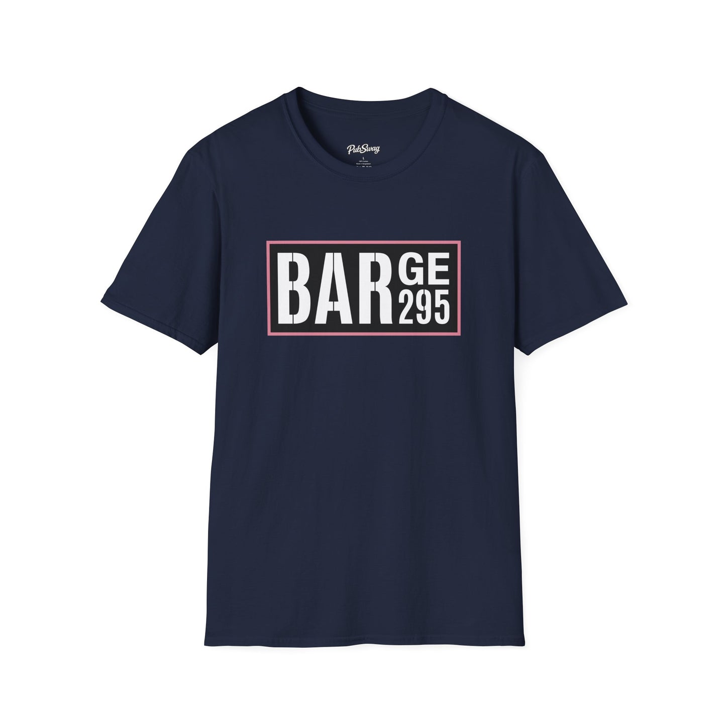 Barge 295 T-Shirt — Bold Industrial Logo Tee