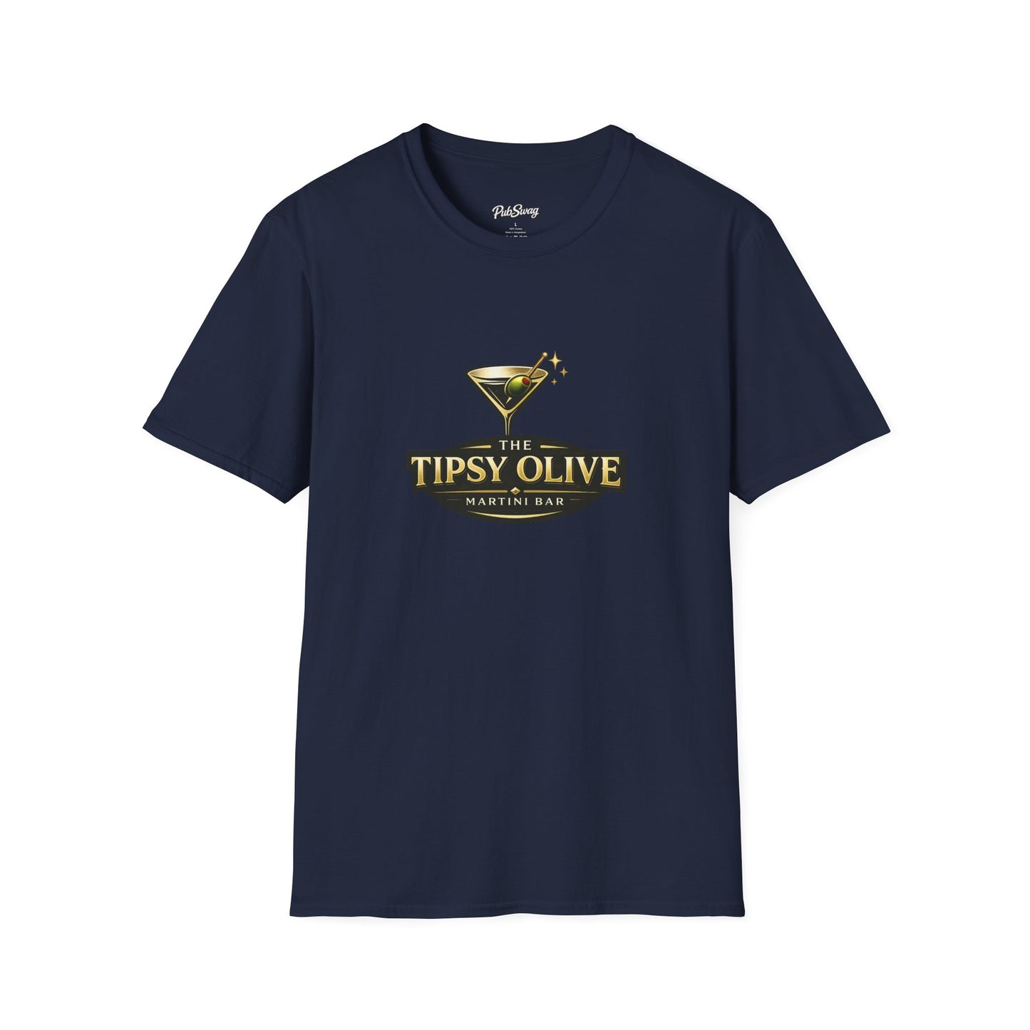 "The Tipsy Olive" Martini Bar Logo Tee