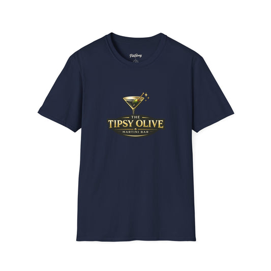 "The Tipsy Olive" Martini Bar Logo Tee