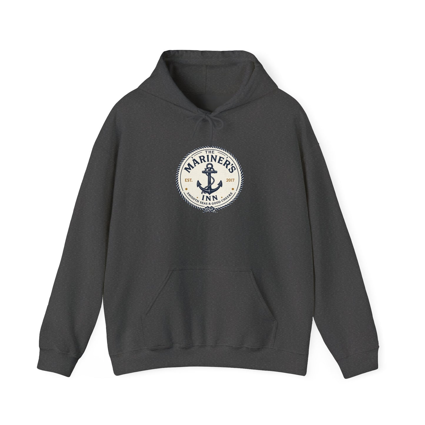 Mariner’s Inn Anchor Hoodie – Nautical Vintage Logo Sweatshirt