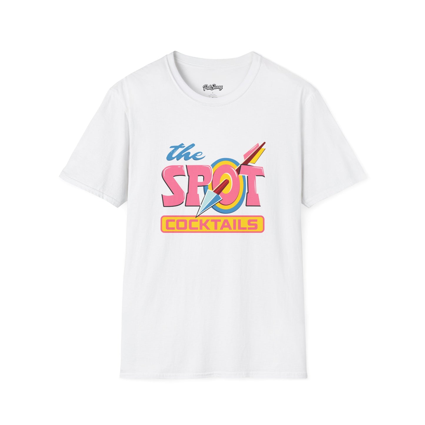 The Spot Cocktails T-Shirt — Retro Neon Cocktail Bar Tee