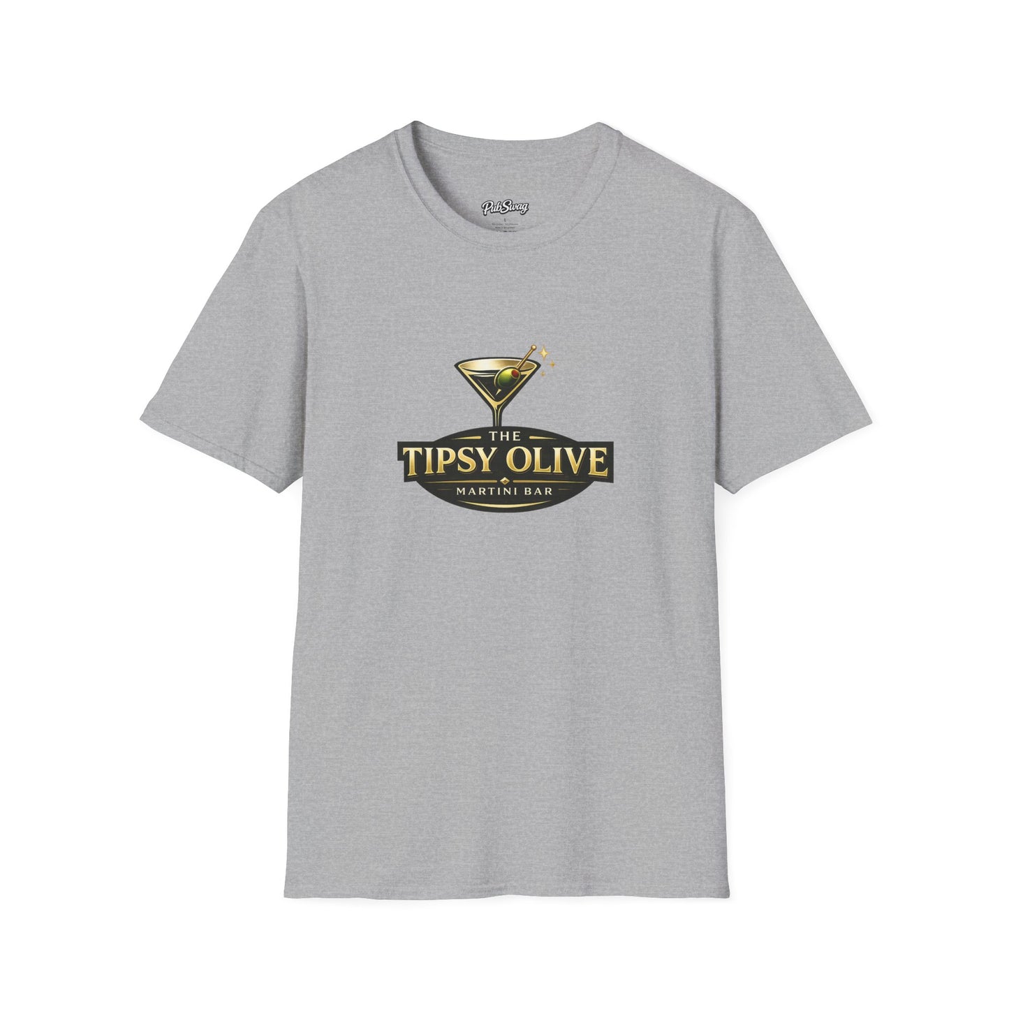 "The Tipsy Olive" Martini Bar Logo Tee