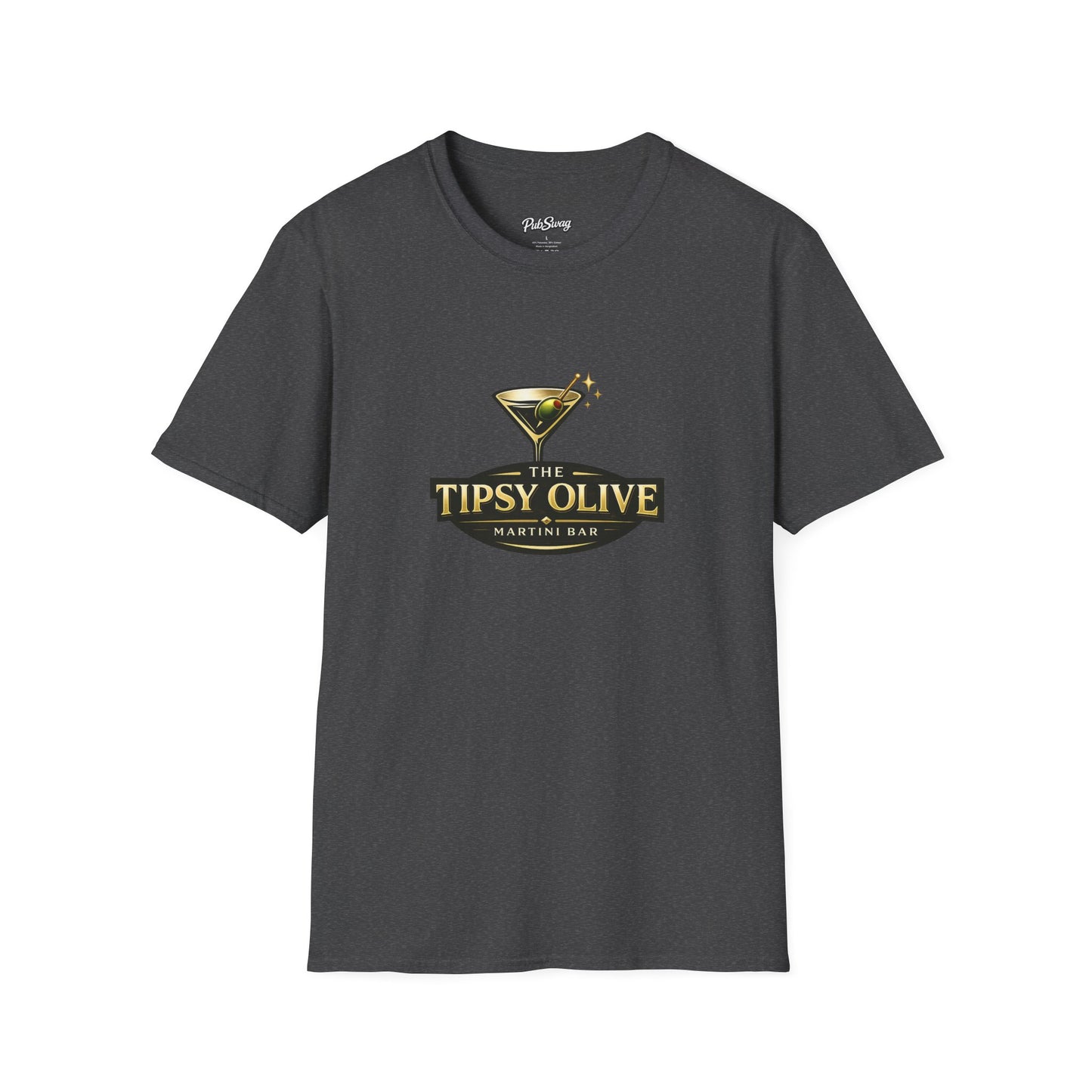 "The Tipsy Olive" Martini Bar Logo Tee