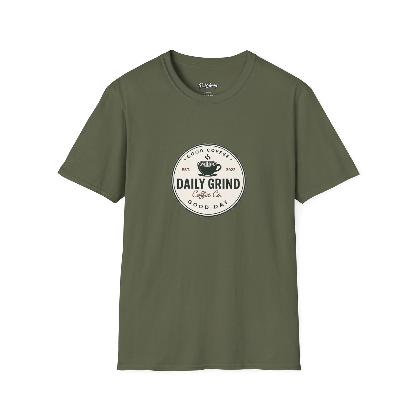 Daily Grind Coffee Co. T-Shirt – Vintage Logo Coffee Tee