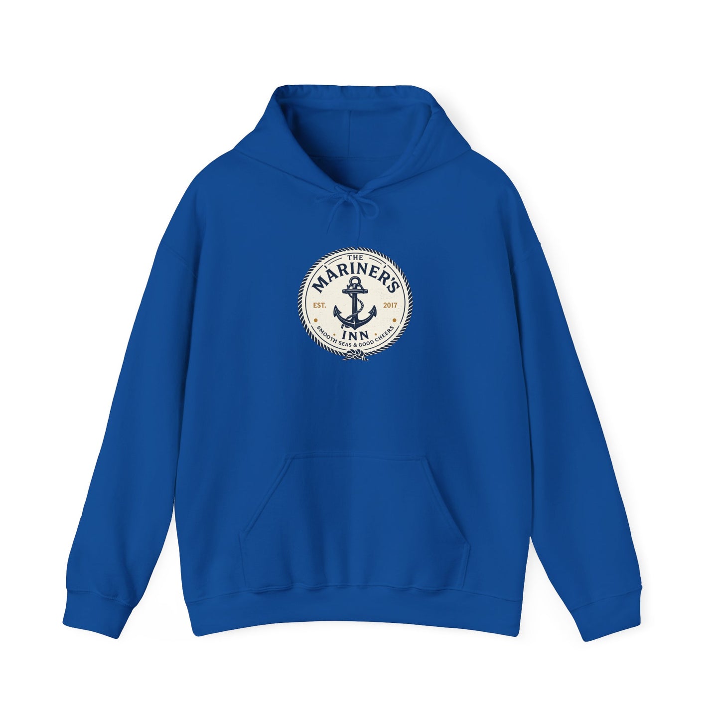 Mariner’s Inn Anchor Hoodie – Nautical Vintage Logo Sweatshirt