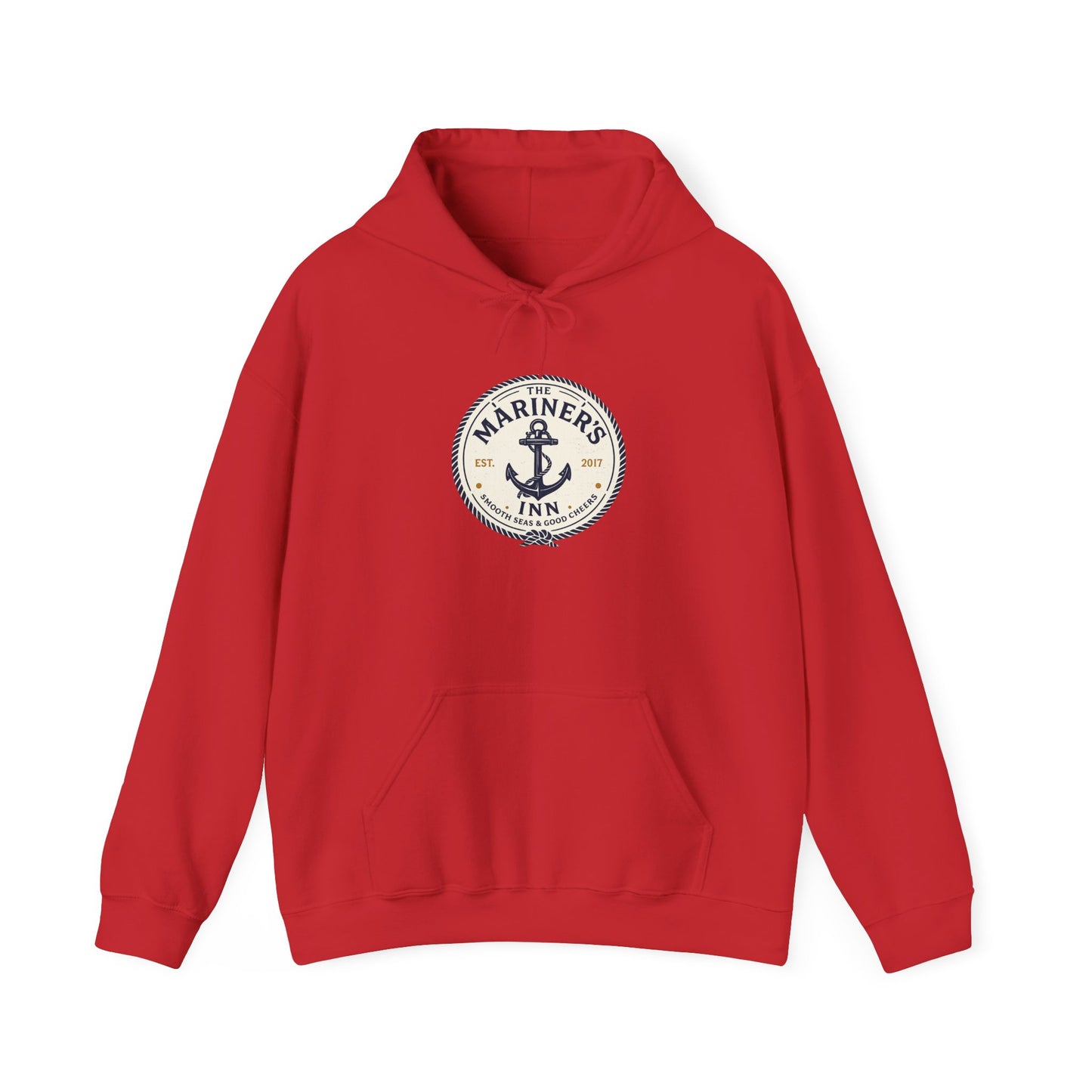 Mariner’s Inn Anchor Hoodie – Nautical Vintage Logo Sweatshirt