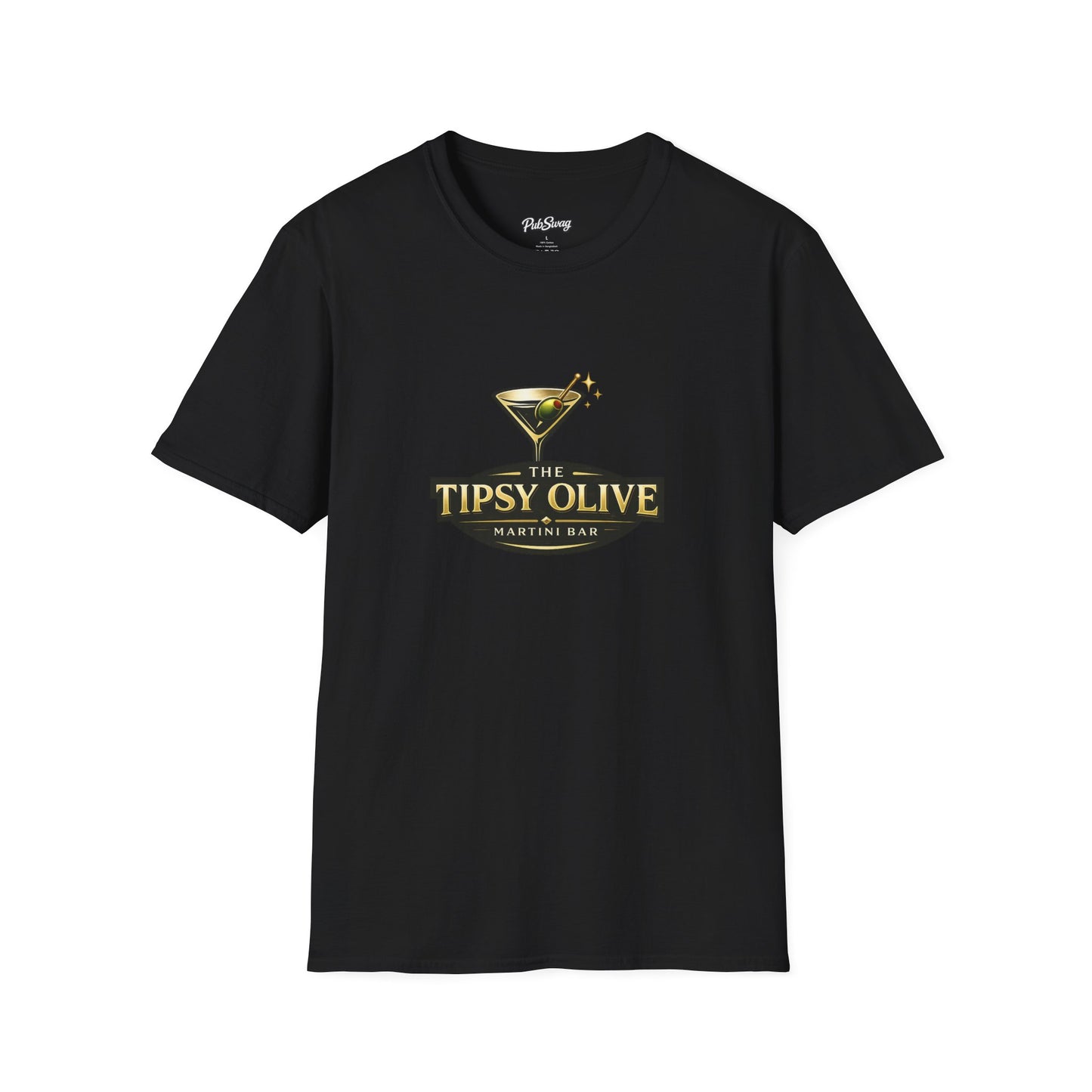 "The Tipsy Olive" Martini Bar Logo Tee