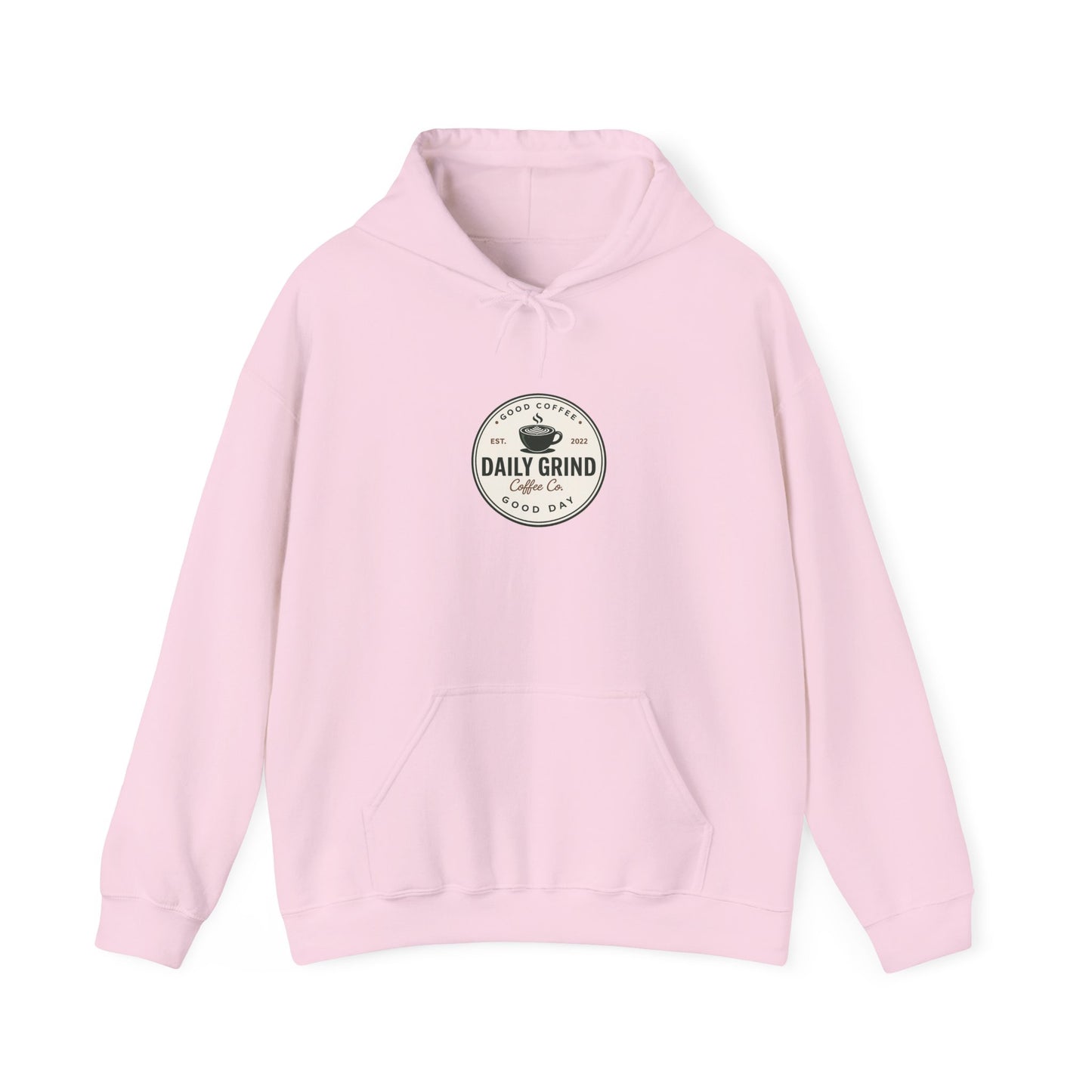 Daily Grind Coffee Hoodie — Vintage Café Logo Pullover