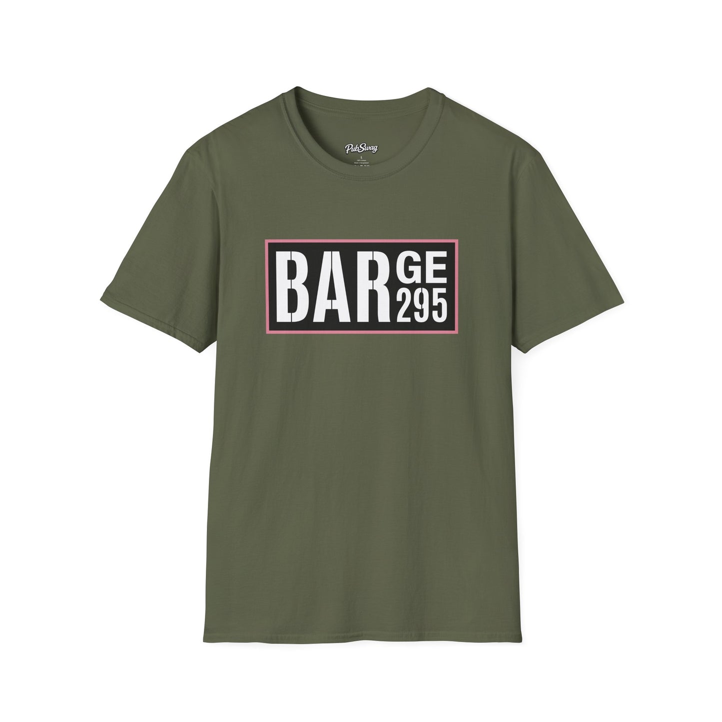 Barge 295 T-Shirt — Bold Industrial Logo Tee