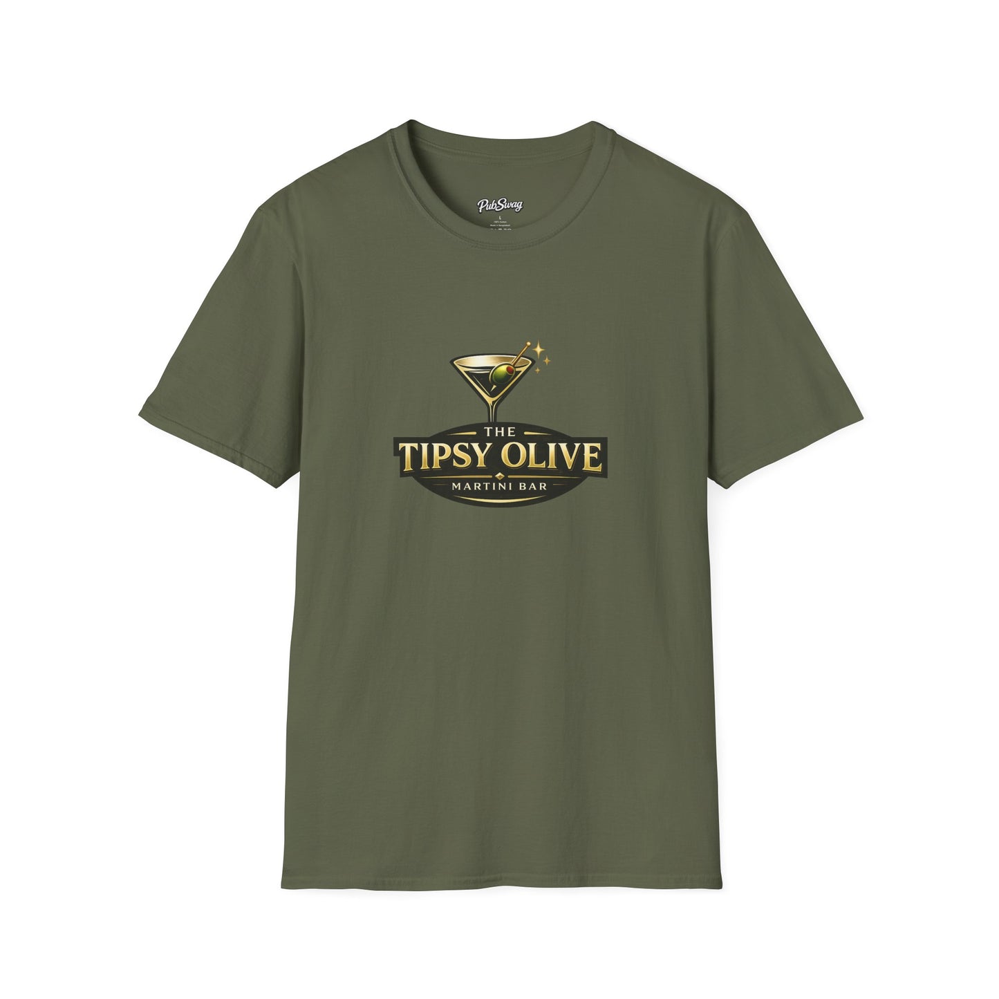 "The Tipsy Olive" Martini Bar Logo Tee