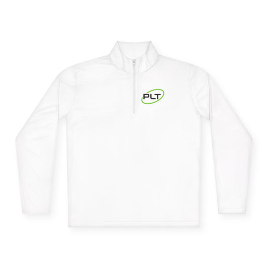 PLT | Quarter-Zip White Pullover