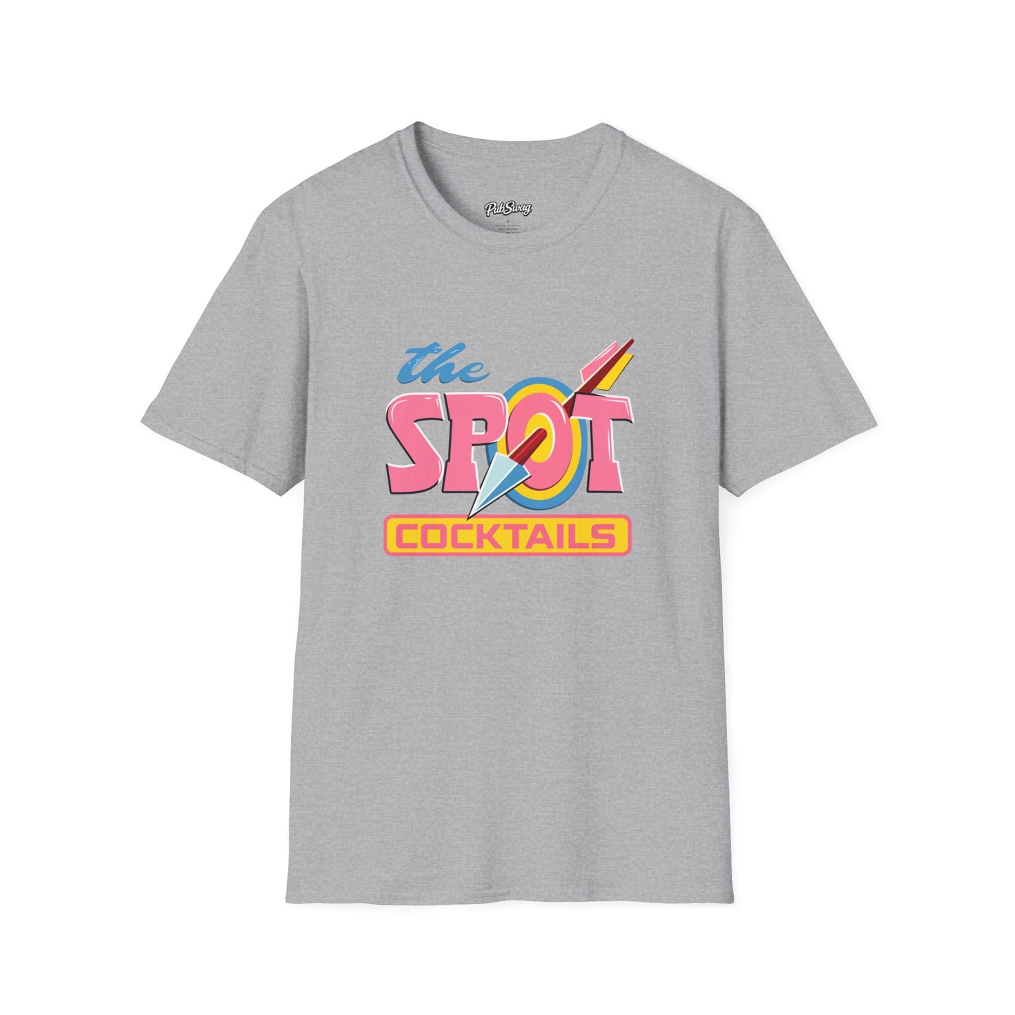 The Spot Cocktails T-Shirt — Retro Neon Cocktail Bar Tee