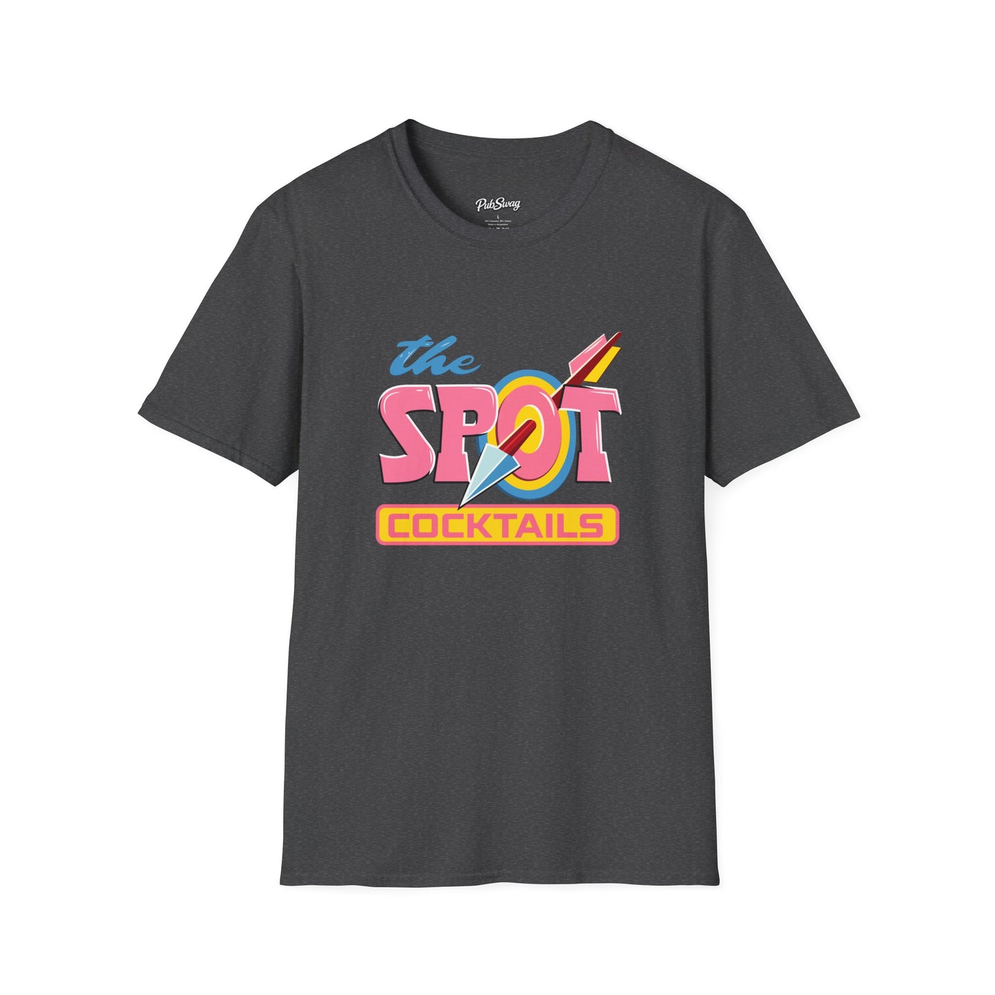 The Spot Cocktails T-Shirt — Retro Neon Cocktail Bar Tee