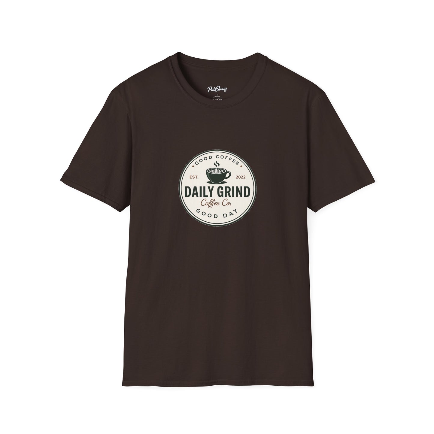 Daily Grind Coffee Co. T-Shirt – Vintage Logo Coffee Tee
