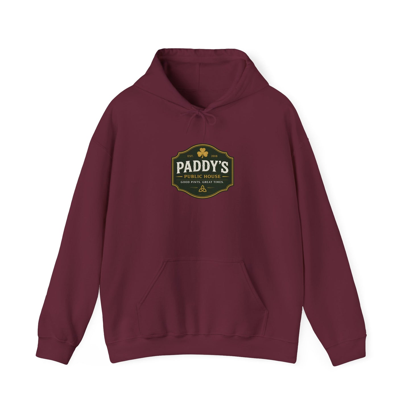 Paddy's Pub Logo Hoodie – Irish Pub St. Patrick’s Day Sweatshirt